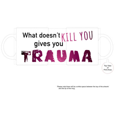 Trauma Mug (Pink) Thumbnail