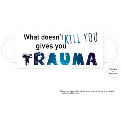 Trauma Mug (Blue) Thumbnail