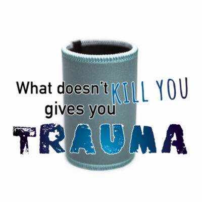 Trauma Stubby Cooler (Blue) Thumbnail