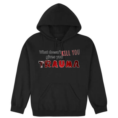 Trauma Hoodie (Red) Thumbnail