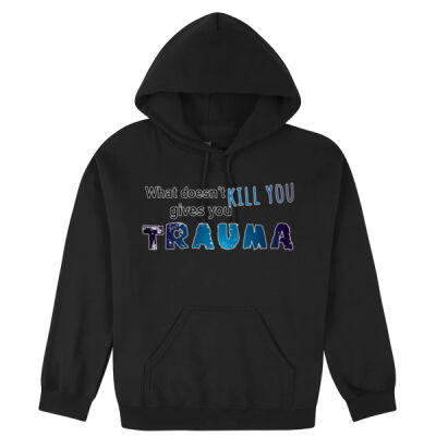 Trauma Hoodie (Blue) Thumbnail